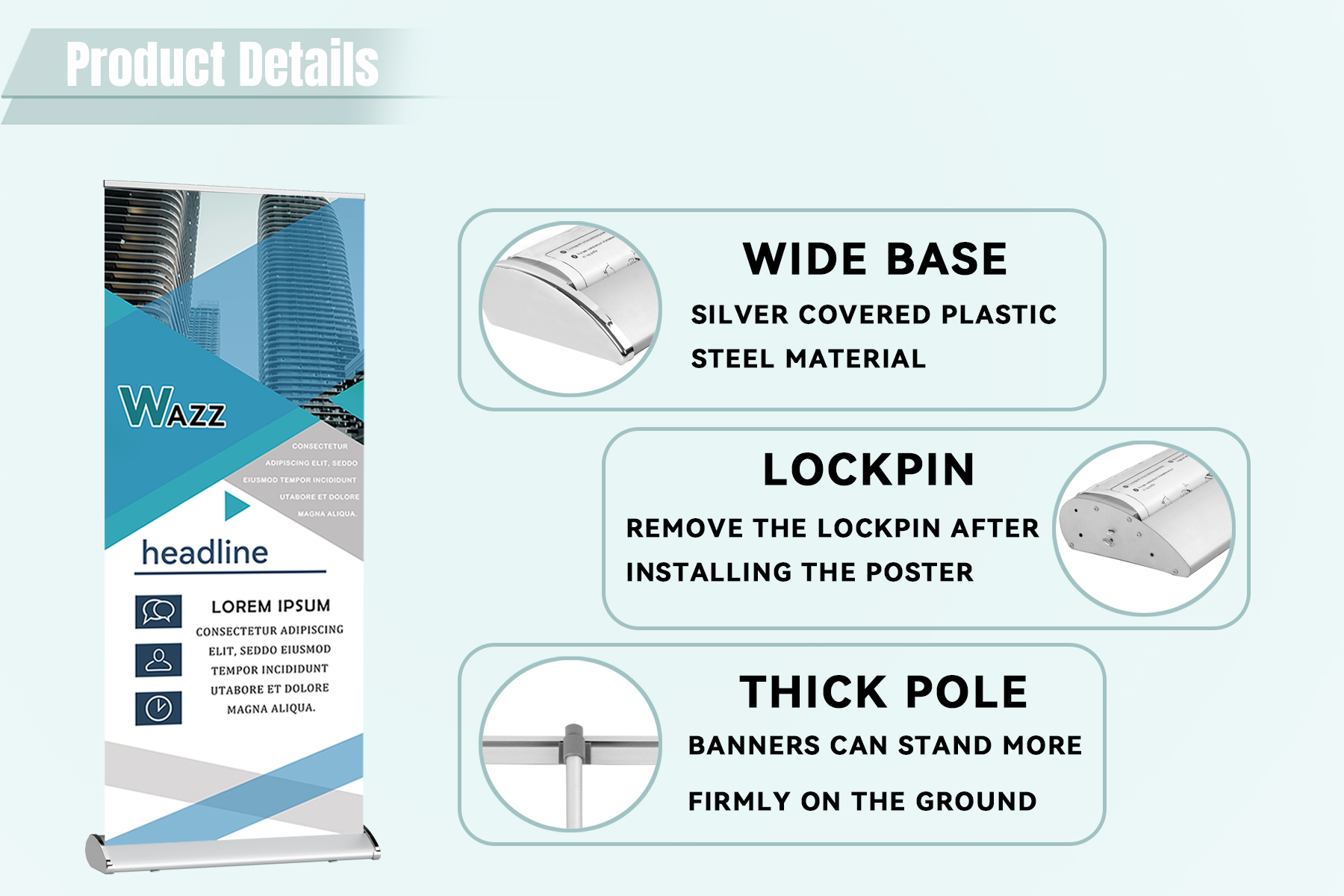 Roll Up Banner Stand