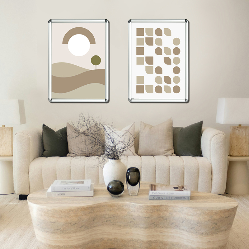 Rounded Corner Snap Frames 25mm Profile