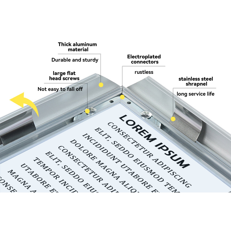 Mitred Corner Snap Frames 25mm Profile