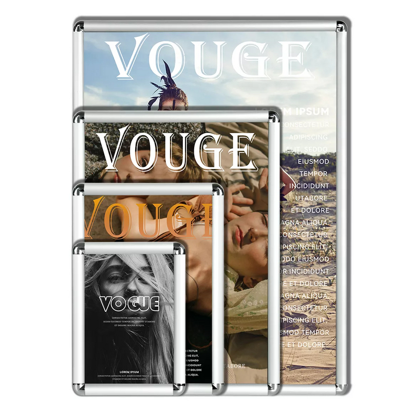 Rounded Corner Snap Frames 25mm Profile