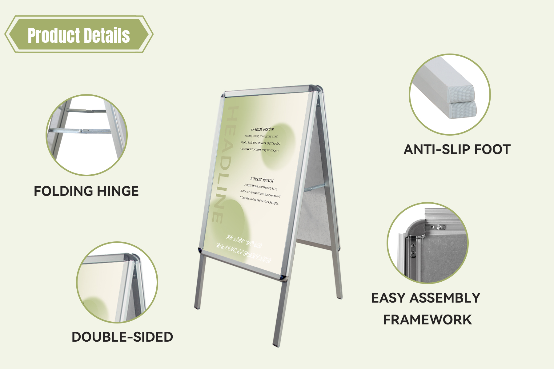 Aluminum A Frame Sign