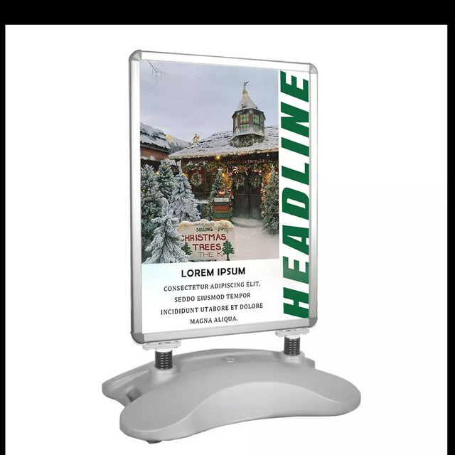 Water-filled Poster Stand