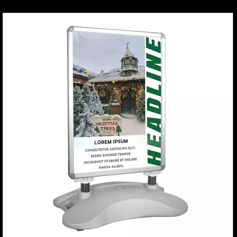 Water-filled Poster Stand