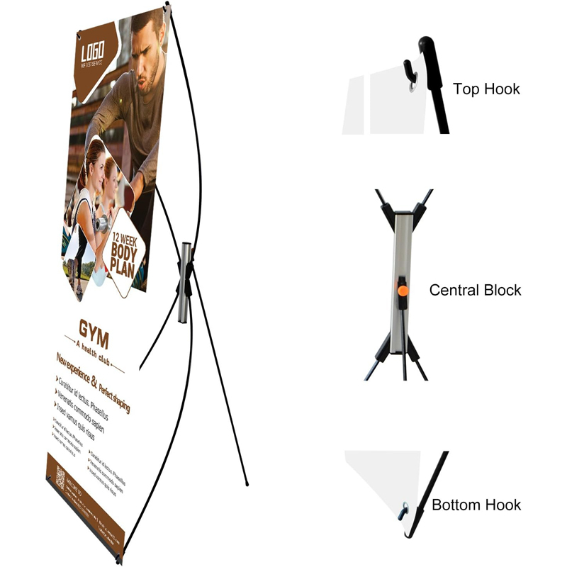 Adjustable X Banner Stand