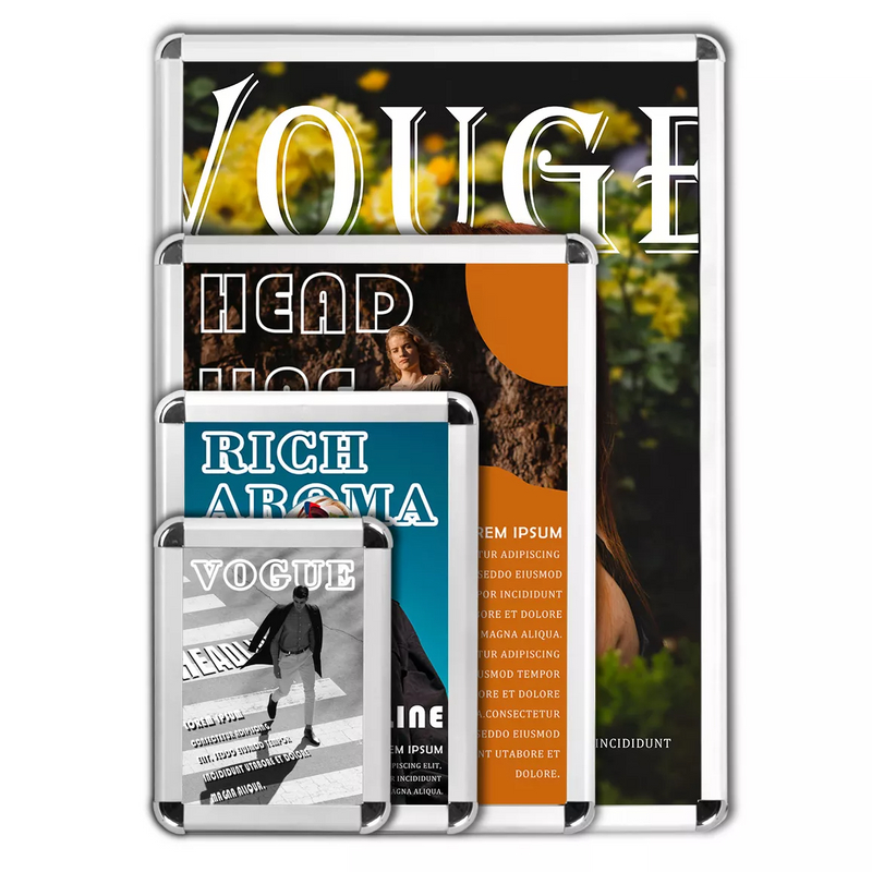 Rounded Corner Snap Frames 32mm Profile