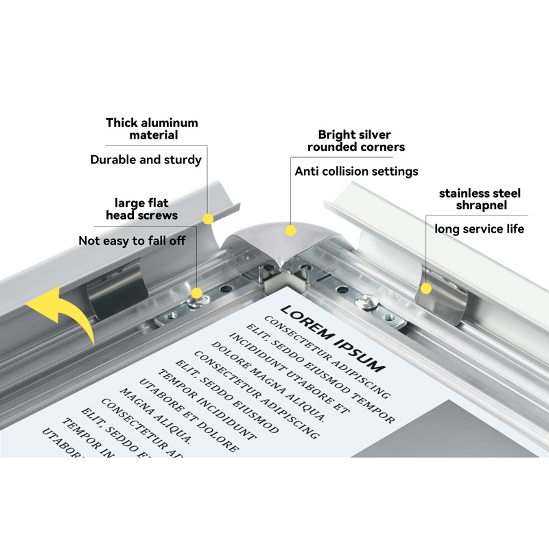 Rounded Corner Snap Frames 32mm Profile