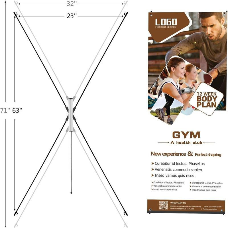 Adjustable X Banner Stand