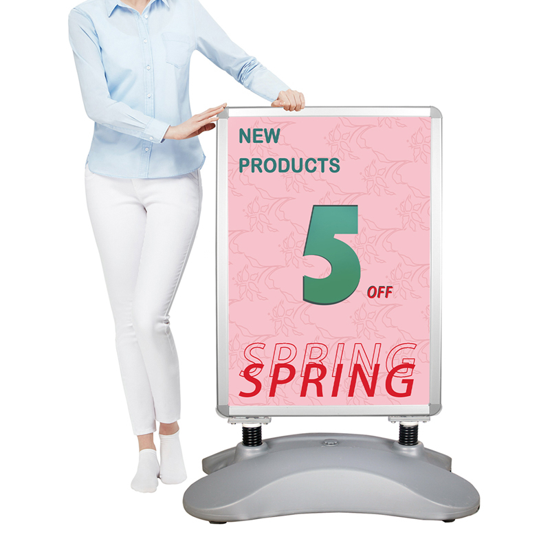 Water-filled Poster Stand