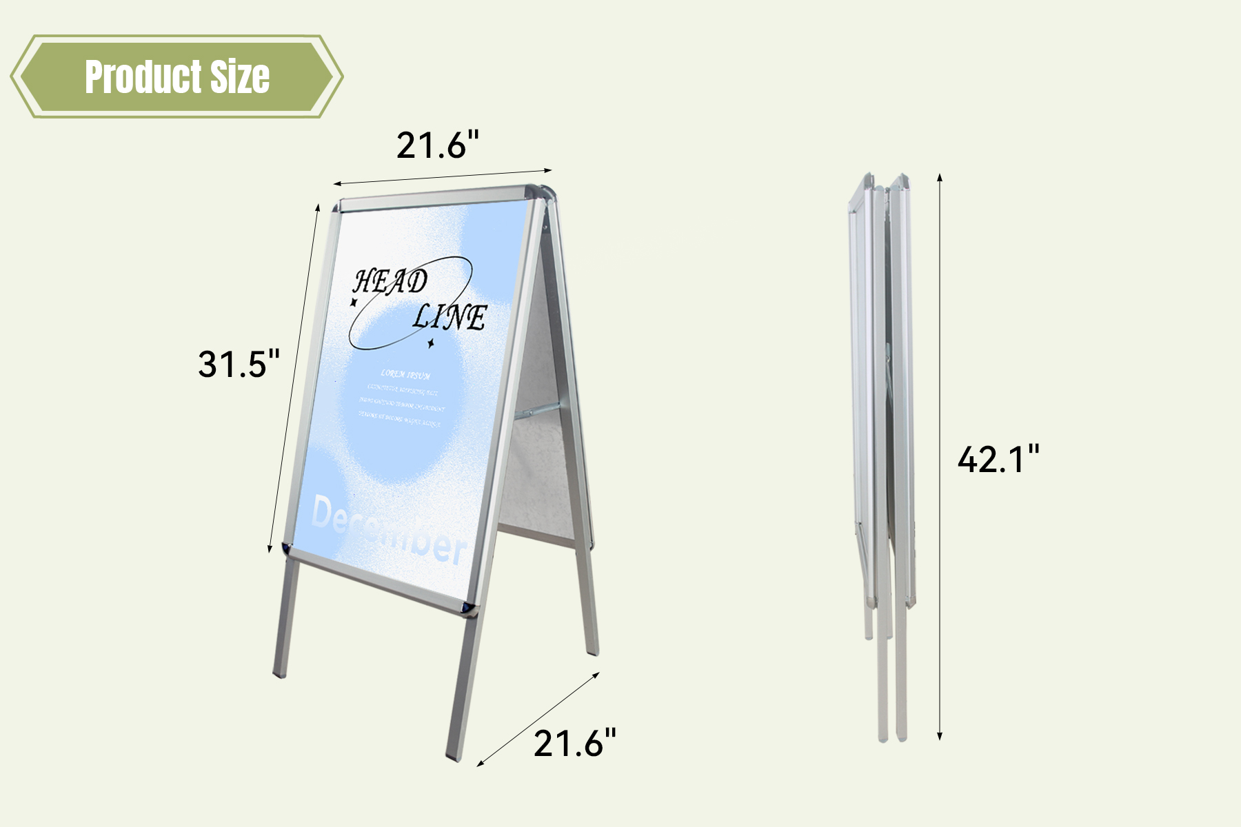 Aluminum A Frame Sign