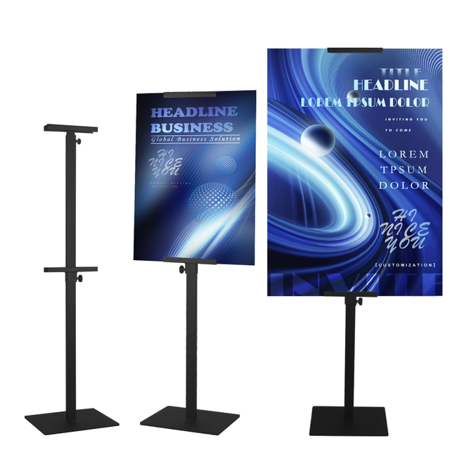 Single-pole Poster Stand