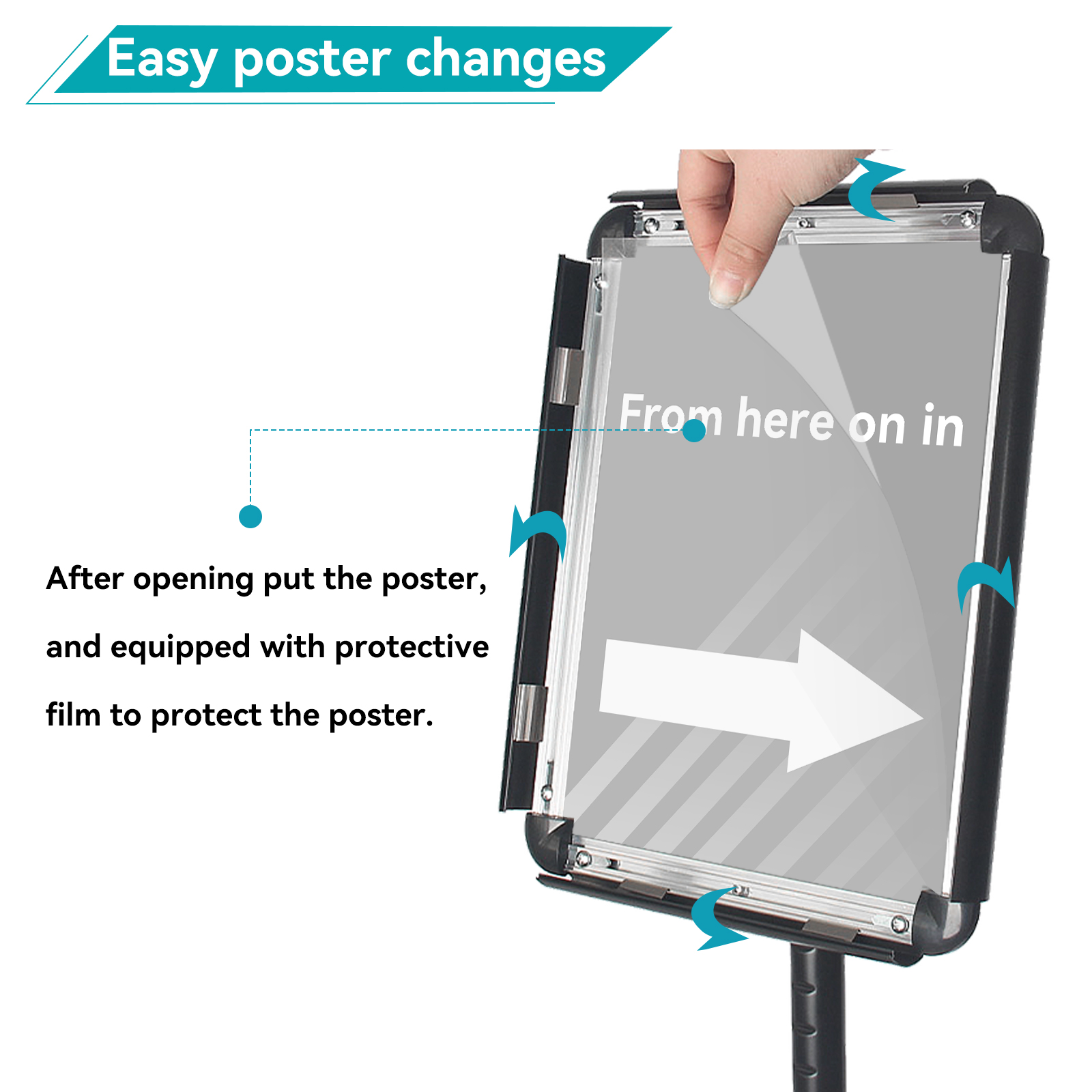 Pedestal Sign stands