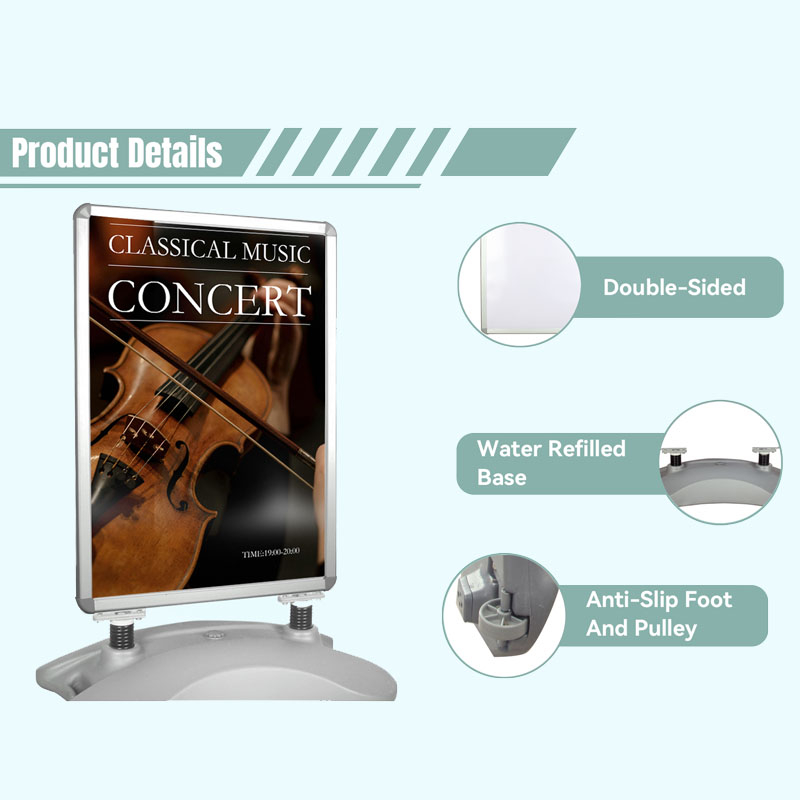 Water-filled Poster Stand