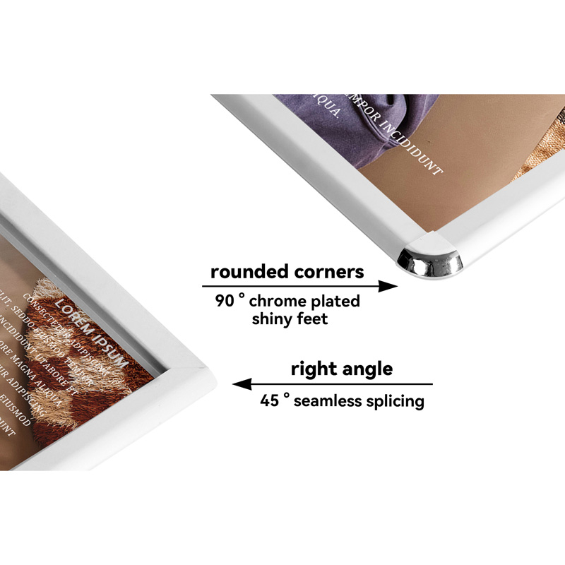 Rounded Corner Snap Frames 32mm Profile