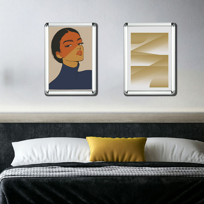 Rounded Corner Snap Frames 25mm Profile